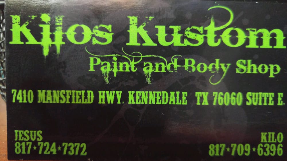 KILOS KUSTOMS Updated September 2024 7410 Mansfield Hwy, Kennedale