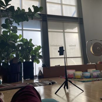 Flow Yoga - In the main room and the amazing gone and crystal bowls for a sound healing. - Yoga Near Me - Austin, Texas Flow Yoga - In the main room and the amazing gone and crystal bowls for a sound healing. - Yoga Near Me - Austin, Texas
