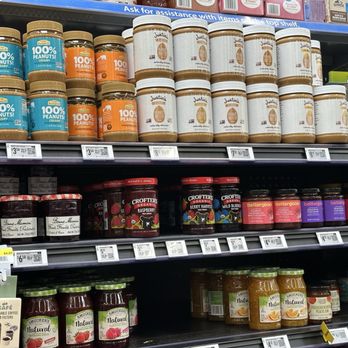 Walmart Supercenter - Crazy Richard's peanut butter is located above the jam - Department Stores Near Me - Napa, California