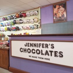 The Wakefield Mall - Chocolatier shop in hall at the main/center entrance to the indoor mall area.