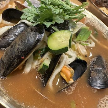 Daesung Korean Noodle - Spicy Haemul Kalguksu(얼큰해물칼국수) (spicy seafood) - Korean Near Me - Flushing, New York Daesung Korean Noodle - Spicy Haemul Kalguksu(얼큰해물칼국수) (spicy seafood) - Korean Near Me - Flushing, New York