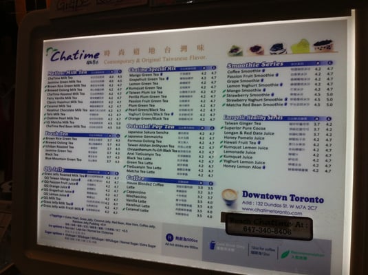 Menu photo 6 Chatime - Dundas Toronto, ON