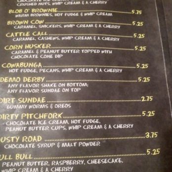 The Udder Side - Prices - Ice Cream & Frozen Yogurt Near Me - Jonesville, Michigan