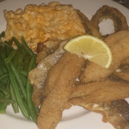 Fried Whiting, Mac n Chz, Green beans Fried Whiting, Mac n Chz, Green beans