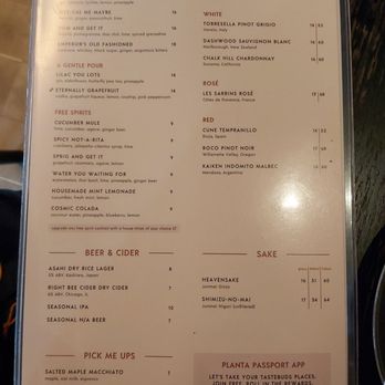 PLANTA Queen Chicago - Menu - Sushi Bars Near Me - Chicago, Illinois PLANTA Queen Chicago - Menu - Sushi Bars Near Me - Chicago, Illinois
