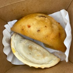 Hungry Moon Foods - Cheesesteak empanada and white corn empanada