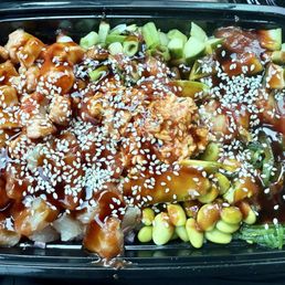 Poke Oka Hand Roll