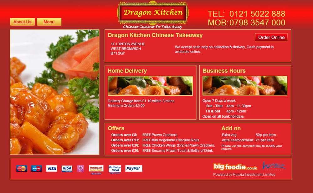 DRAGON KITCHEN CHINESE TAKEAWAY Updated August 2024 1C Lynton