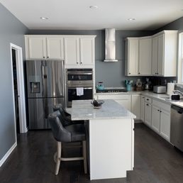 Kitchen - completed. Kitchen - completed.