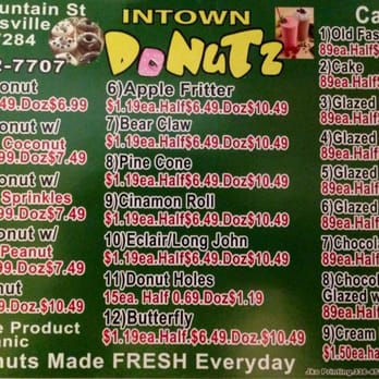 Intown Donutz - Donuts Near Me - Kernersville, North Carolina