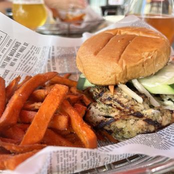 LoKal - An absolutely delicious chicken sandwich. It has cucumber, chimichurri, jalapeños and avocado. Forgot the name but it's amazing!! - Burgers Near Me - Miami, Florida LoKal - An absolutely delicious chicken sandwich. It has cucumber, chimichurri, jalapeños and avocado. Forgot the name but it's amazing!! - Burgers Near Me - Miami, Florida