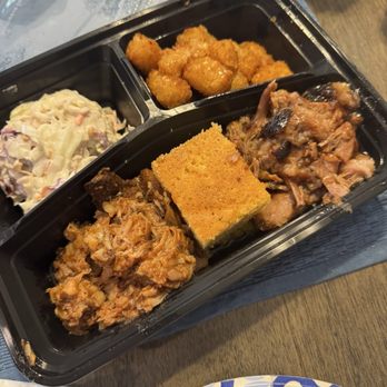 Brew Hawg BBQ & Root Beer - Pulled Pork, Corn Bread, Tater Tots, Thai peanut coleslaw - Barbeque Near Me - Orange, California Brew Hawg BBQ & Root Beer - Pulled Pork, Corn Bread, Tater Tots, Thai peanut coleslaw - Barbeque Near Me - Orange, California