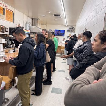 Stan's Donut Shop - Inside line. - Donuts Near Me - Santa Clara, California Stan's Donut Shop - Inside line. - Donuts Near Me - Santa Clara, California