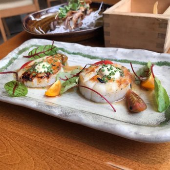 Roka Akor - Chicago - Robata grilled scallops - Sushi Bars Near Me - Chicago, Illinois Roka Akor - Chicago - Robata grilled scallops - Sushi Bars Near Me - Chicago, Illinois