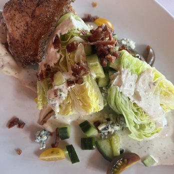 Meridian Restaurant & Bar - Wedge Salad w salmon - New American Near Me - Indianapolis, Indiana
