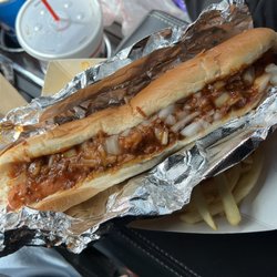 Eldon Drive-In - Coney dog.