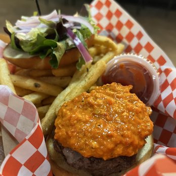 Little Fork - Romesco Burger - Food Trucks Near Me - Lexington, Kentucky