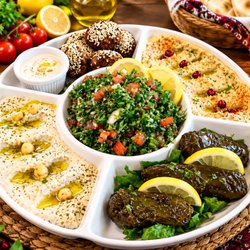 AL-Houda Restaurant - Mix vegetarian plate