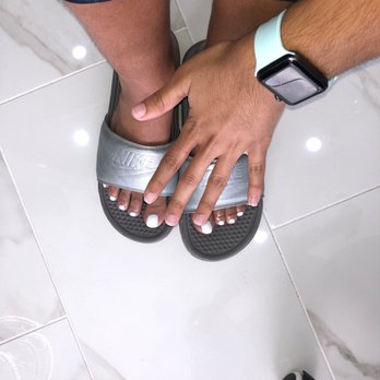 Glo Nail Lounge - Shellac toes but regular nails. - Nail Salons Near Me - Houston, Texas Glo Nail Lounge - Shellac toes but regular nails. - Nail Salons Near Me - Houston, Texas