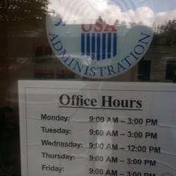 Social Security - Their posted hours.