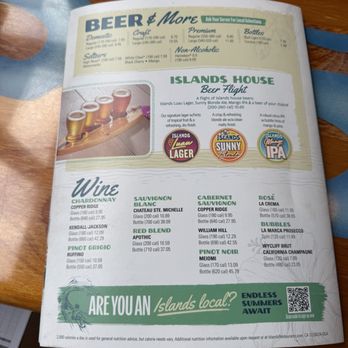 Islands Restaurant - Menu - Burgers Near Me - Huntington Beach, California