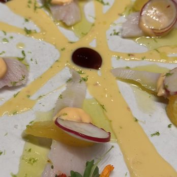 OLIVIA - Yellowtail Crudo - Italian Near Me - Tampa, Florida OLIVIA - Yellowtail Crudo - Italian Near Me - Tampa, Florida