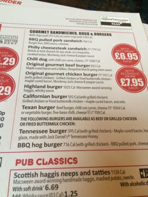 Menu photo 1 The Standing Order Edinburgh, EDH Menu photo 1 The Standing Order Edinburgh, EDH