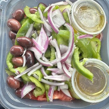 Z's Greek - Village salad with no feta - Greek Near Me - Phoenix, Arizona