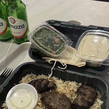 St John Maron Parish Center - Kafta kabob dinner over rice with Tabuli and hummus on the side - delicious! - Venues & Event Spaces Near Me - Buffalo, New York St John Maron Parish Center - Kafta kabob dinner over rice with Tabuli and hummus on the side - delicious! - Venues & Event Spaces Near Me - Buffalo, New York