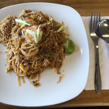 Thai Table - Pad Thai with Shrimp - Thai Near Me - Topeka, Kansas