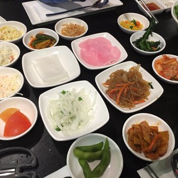 Mr BBQ - SO MANY SIDES OMG - Korean Near Me - Fullerton, California