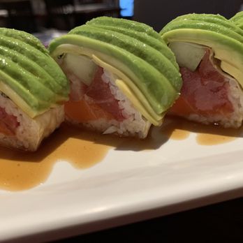 Crazy Rock'N Sushi - Green Ocean Roll - Sushi Bars Near Me - Stanton, California Crazy Rock'N Sushi - Green Ocean Roll - Sushi Bars Near Me - Stanton, California