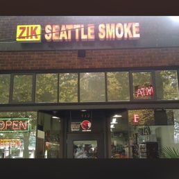 Exterior outside entrance of Zik Seattle Smoke Shop - Best prices and Huge variety available here - Seattle, Washington Exterior outside entrance of Zik Seattle Smoke Shop - Best prices and Huge variety available here - Seattle, Washington