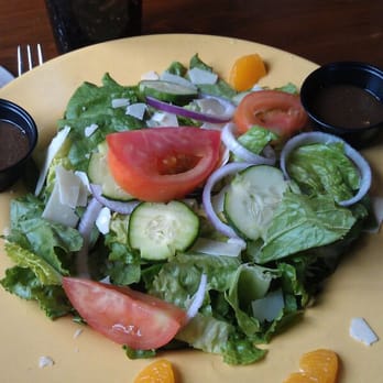 Sculley's - House salad. Not bad... - Seafood Near Me - Madeira Beach, Florida Sculley's - House salad. Not bad... - Seafood Near Me - Madeira Beach, Florida