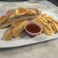Coco's Cuban - Ham and cheese done Cuban style