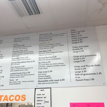 Ixta-Tacos - Menu - Tacos Near Me - Dallas, Texas Ixta-Tacos - Menu - Tacos Near Me - Dallas, Texas