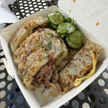 L'uxweet - E2. House BBQ Pork EggPancake - Bakeries Near Me - Tustin, California