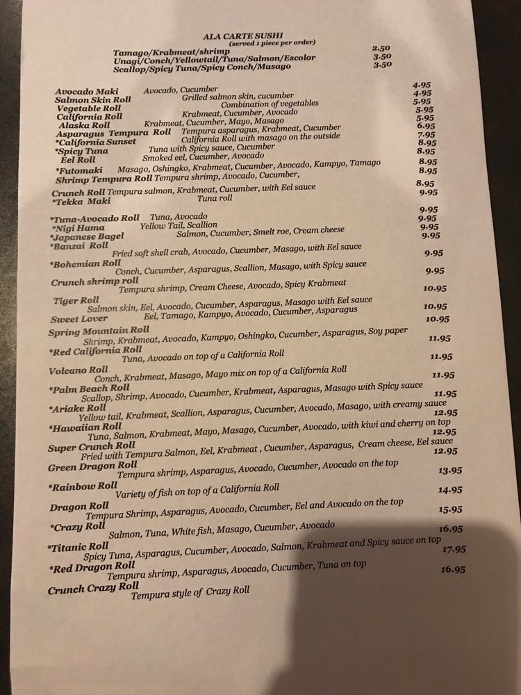 SUSHI MORI 13 Photos & 31 Reviews 1105 Palm Bay Rd, Palm Bay