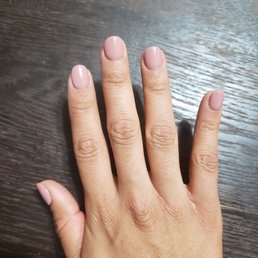 First visit doing dip powder manicure at Nails by Johana. Done by Daisy.