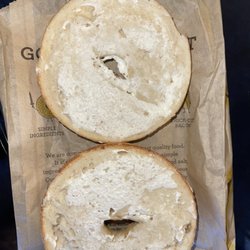 Einstein Brother Bagels - Bagel with cream cheese?  NOT