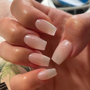 Purity Nail Salon - Full set acrylics with gel polish - photo taken a few days after. - Nail Salons Near Me - Studio city, California Purity Nail Salon - Full set acrylics with gel polish - photo taken a few days after. - Nail Salons Near Me - Studio city, California