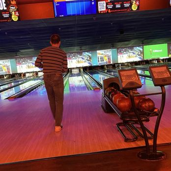 Bowlero Columbia - Bowling lanes and background - Bowling Near Me - Columbia, Maryland