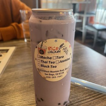 Rice Chicken - Taro milk tea - Chicken Shop Near Me - San Diego, California Rice Chicken - Taro milk tea - Chicken Shop Near Me - San Diego, California