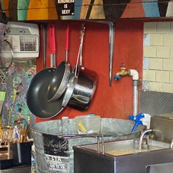 Hostil Burger - Kitchen area! So cool..