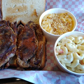 Bahama Mike's Seafood and Grill - Soft Crab Sandwich platter with mac & cheese and macaroni salad. - Seafood Near Me - Pasadena, Maryland