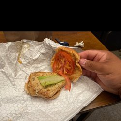 Wendy's - This is suppose to be the hot honey chicken sandwich. Mobile order wasn't ready until after 30 minutes from time.