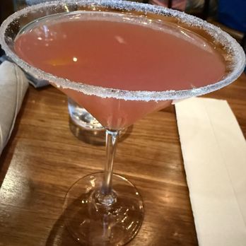 Burtons Grill & Bar - Pomegranate Martini (substitute tequila) - New American Near Me - Boca Raton, Florida