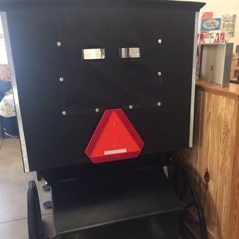 Amish Cheese House - The buggy we ate lunch in - Delis Near Me - Chouteau, Oklahoma