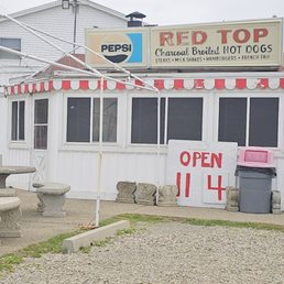 Red Top roadside hotdog stand.... on the water in Hamburg New York.