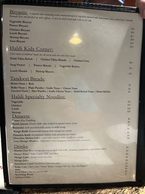 Menu photo 4 Haldi Indian Cuisine and Bar Aurora, CO Menu photo 4 Haldi Indian Cuisine and Bar Aurora, CO